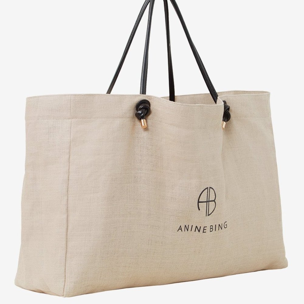Anine Bing LARGE SAFFRON TOTE - Picture 5 of 10